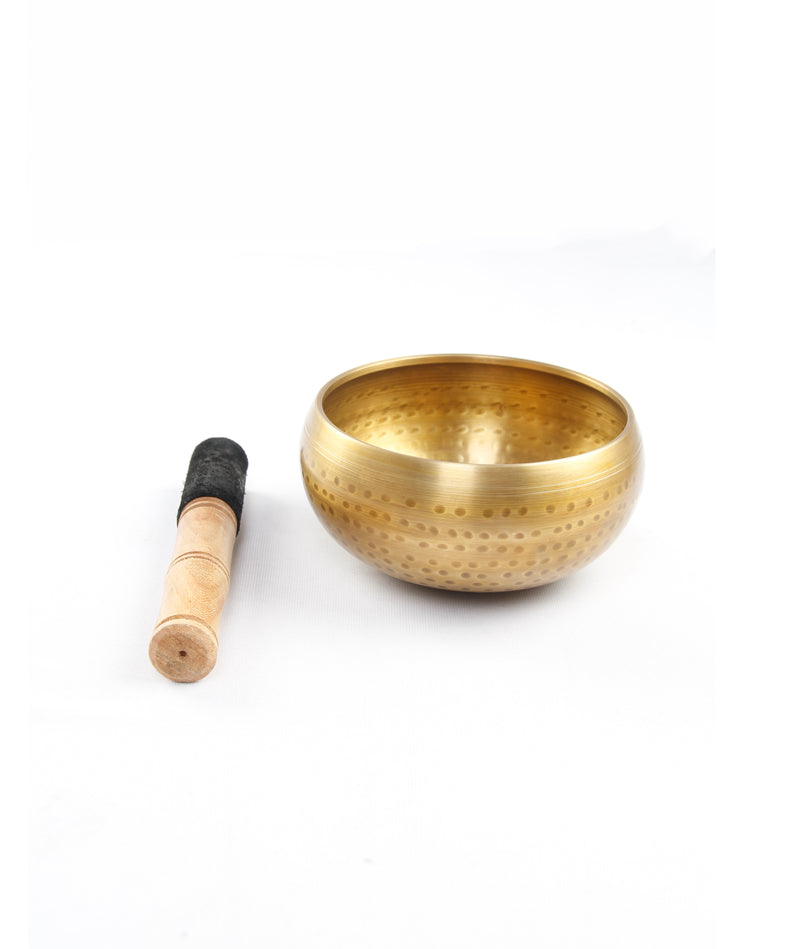Portable Bliss: Experience Ease and Harmony with the Tibetan Brass Singing Bowl for Yoga and Meditation