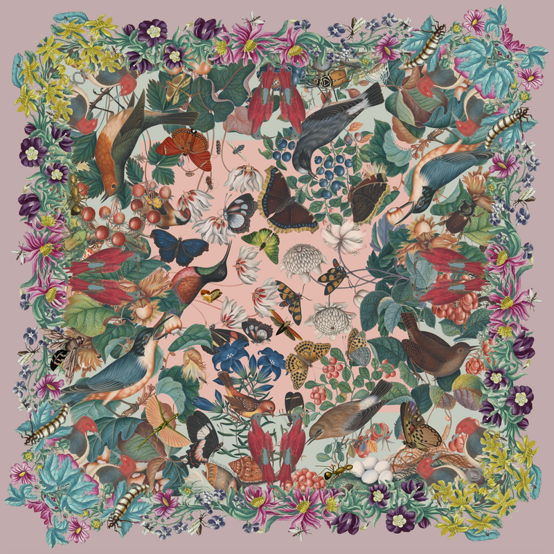 Exclusive Silk Georgette Scarf | 54cm Square Lightweight Edition