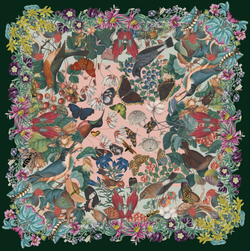Exclusive Silk Georgette Scarf | 54cm Square Lightweight Edition