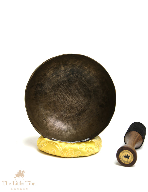 Antique Tibetan Singing Bowl | Handcrafted C Note Sacral Chakra Bowl - TB208