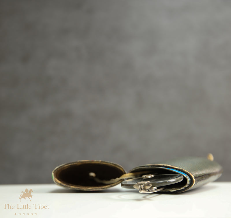 Antique Eyeglasses with Shagreen Case, Circa 1900