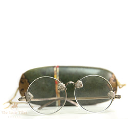 Antique Eyeglasses with Shagreen Case, Circa 1900