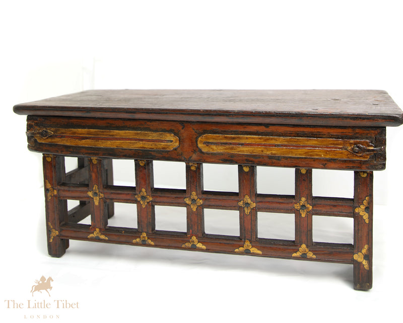 Antique Folding Tibetan Prayer Table from the 17th/18th Century