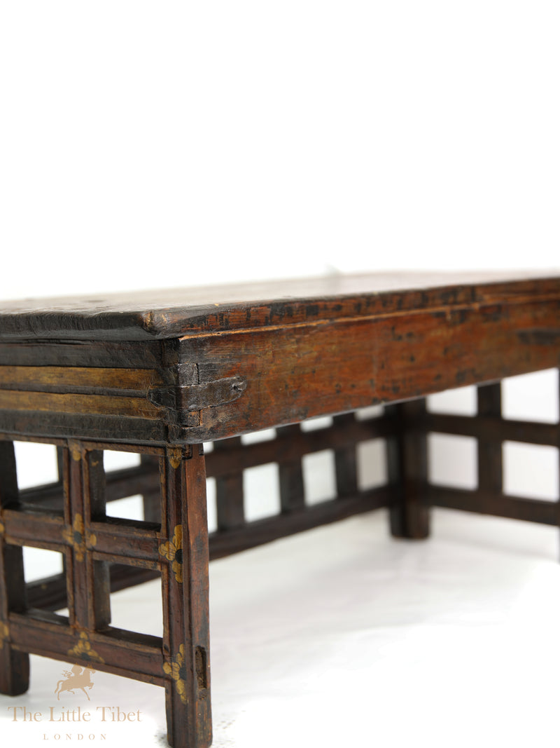Antique Folding Tibetan Prayer Table from the 17th/18th Century