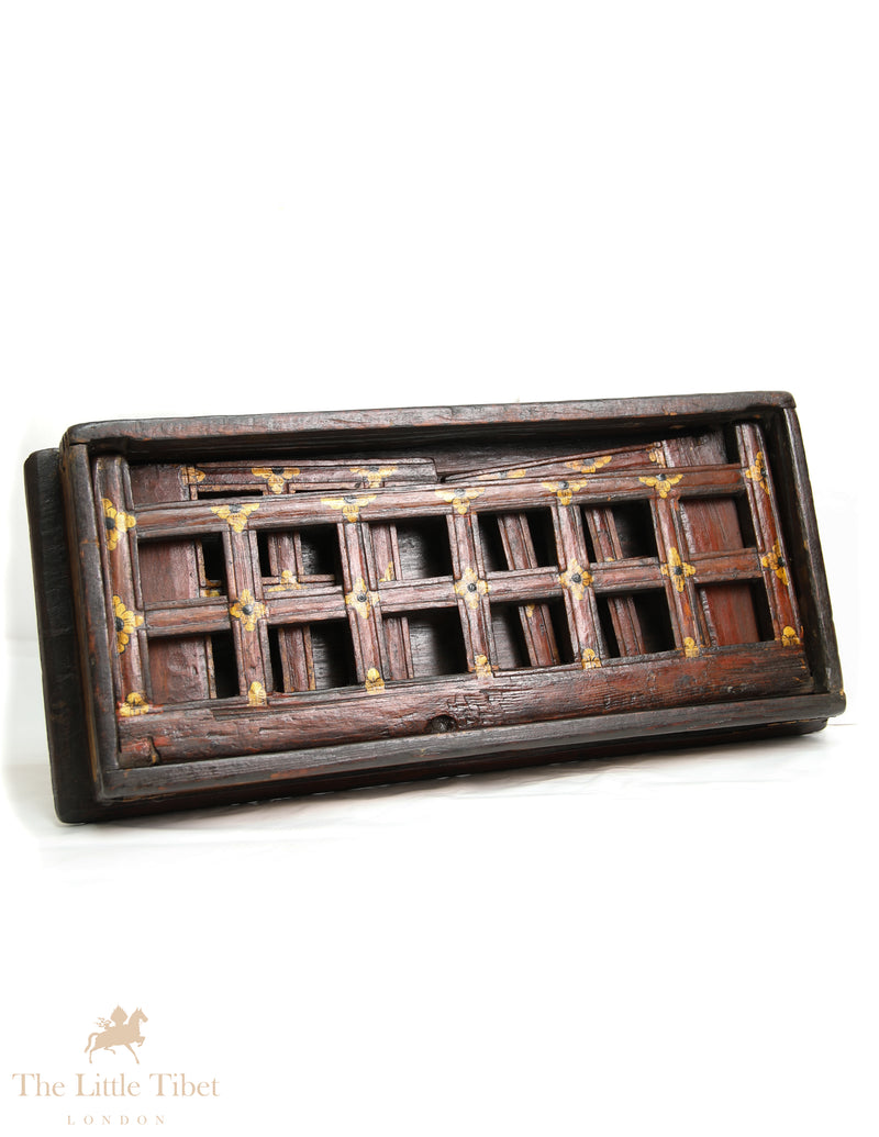 Antique Folding Tibetan Prayer Table from the 17th/18th Century