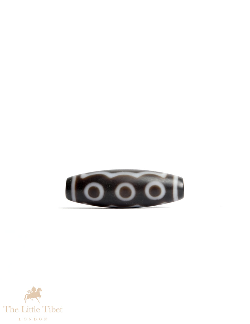 Tibetan Dzi Bead, deep colour