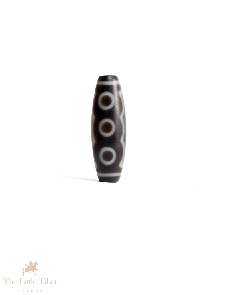 Tibetan Dzi Bead, deep colour