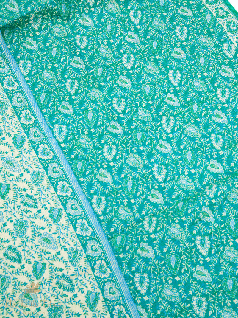 Tranquil Elegance: The Emerald Green Tibet Shawl