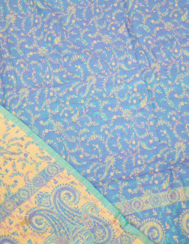 Serenity in Style: The Lavender and Teal Tibet Shawl