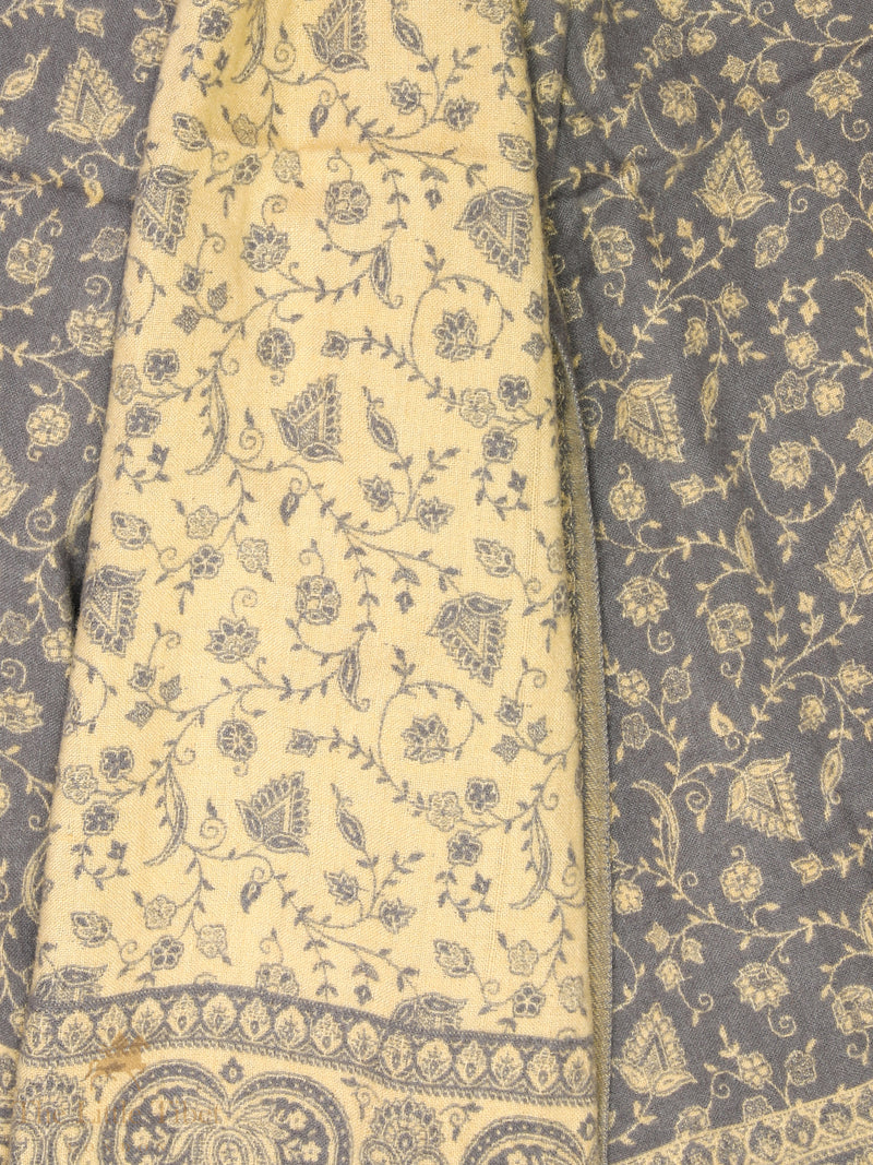 Dawson Brown-Cream Tibet Shawl - TS51