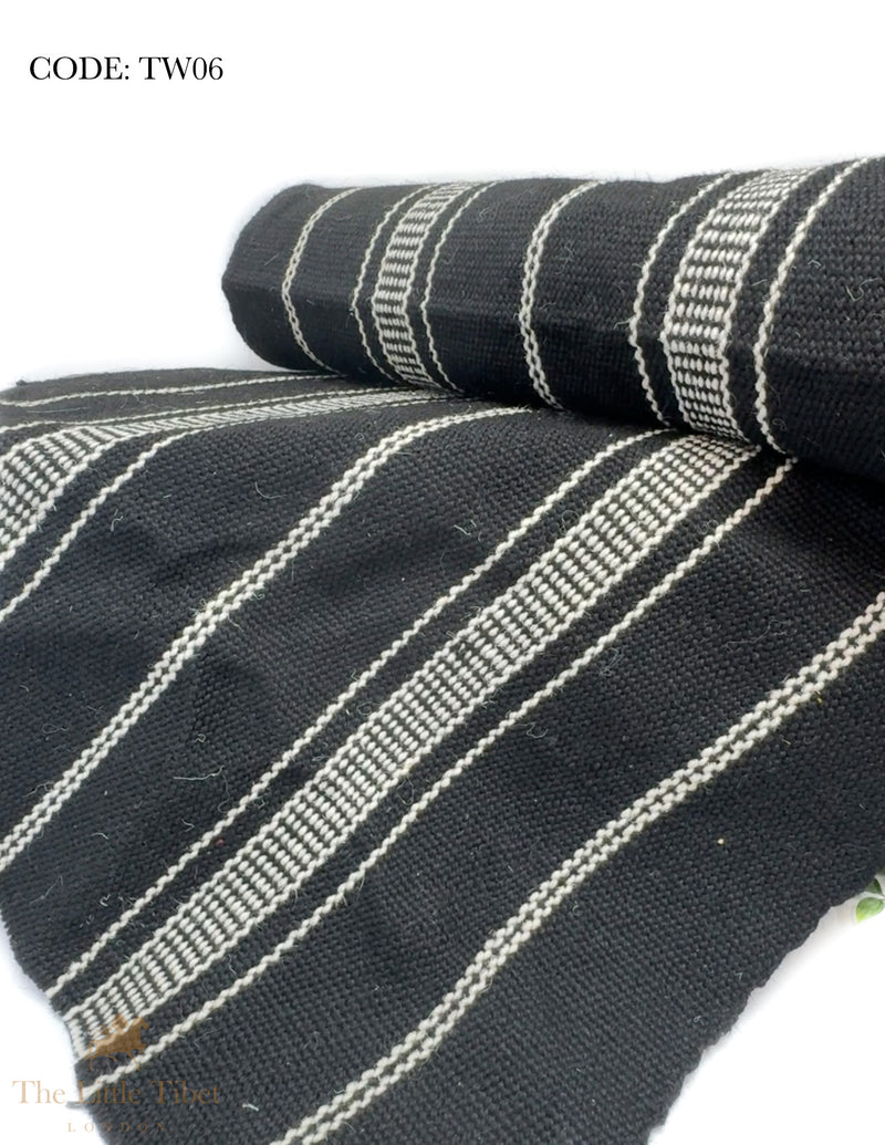 Authentic Tibetan Yak Wool Fabric – Natural Handwoven Textile by the Roll