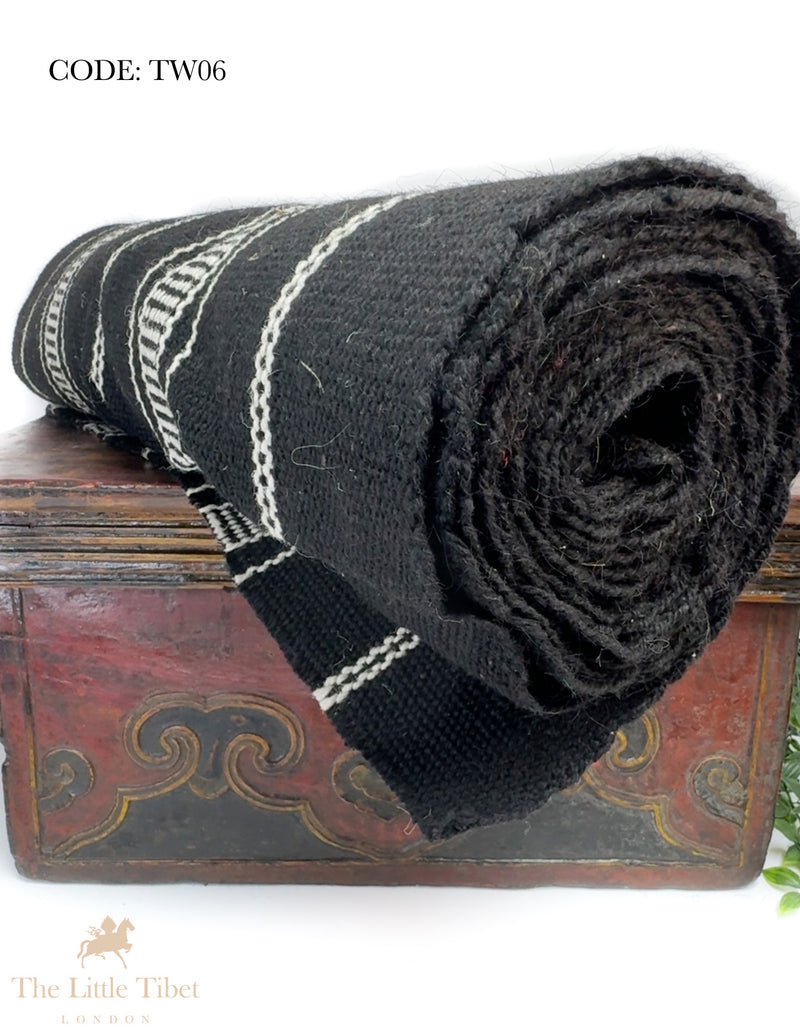Authentic Tibetan Yak Wool Fabric – Natural Handwoven Textile by the Roll