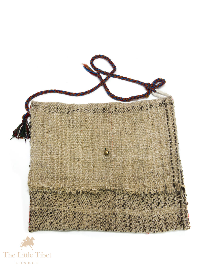 Natural Essence: Handwoven Yak Wool Shoulder Bag