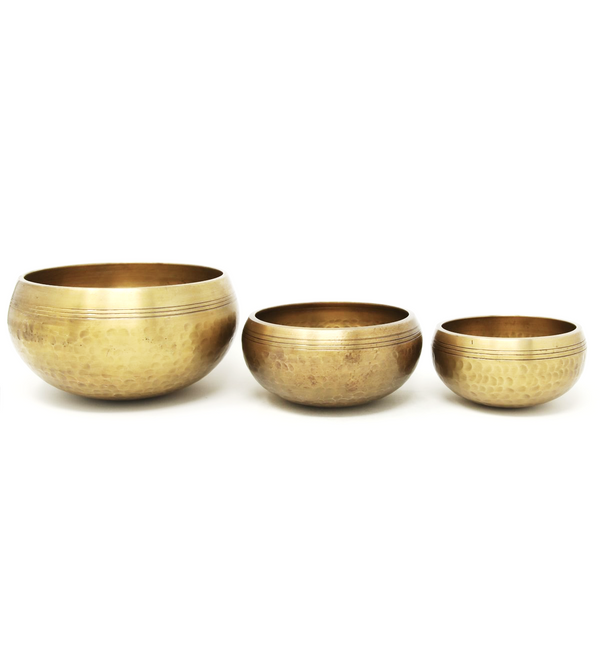 Portable Bliss: Experience Ease and Harmony with the Tibetan Brass Singing Bowl for Yoga and Meditation