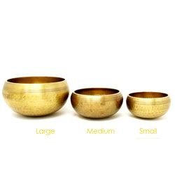 Portable Bliss: Experience Ease and Harmony with the Tibetan Brass Singing Bowl for Yoga and Meditation