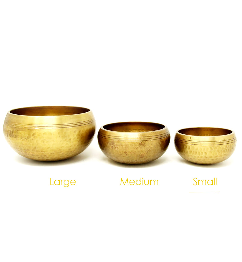 Portable Bliss: Experience Ease and Harmony with the Tibetan Brass Singing Bowl for Yoga and Meditation