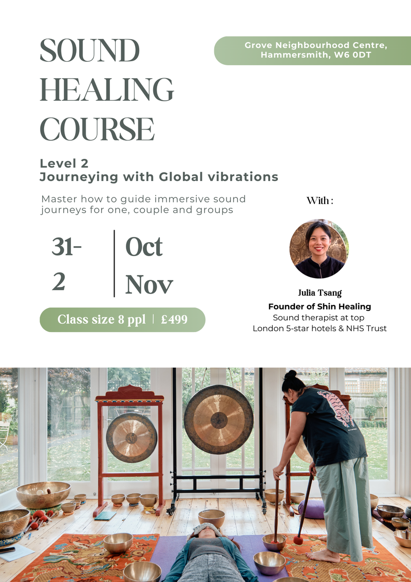 Sound Healing Course Level 2 (Oct 31 - Nov 2) Journeying with global vibrations