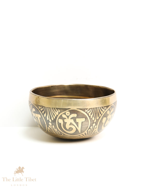 Sound Healing Tibetan Iconographies Singing Bowl - EC52