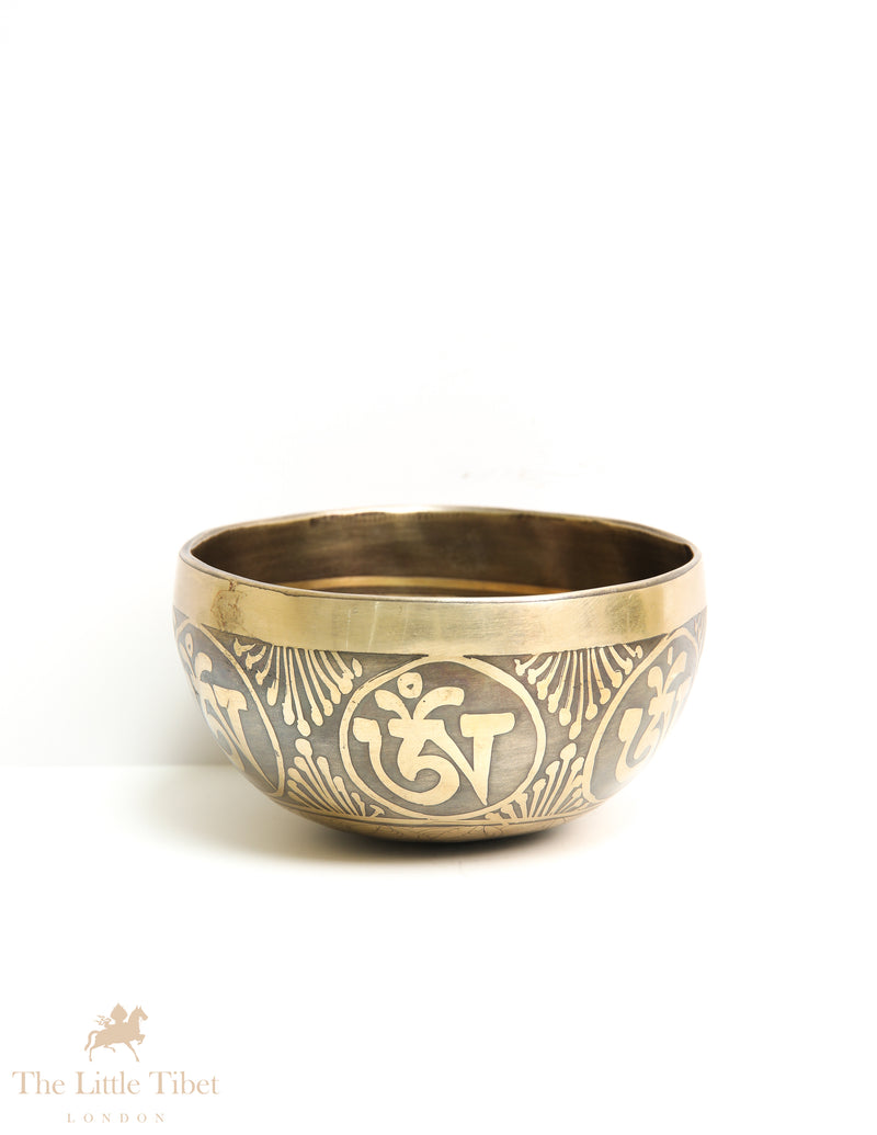 Sound Healing Tibetan Iconographies Singing Bowl - EC52