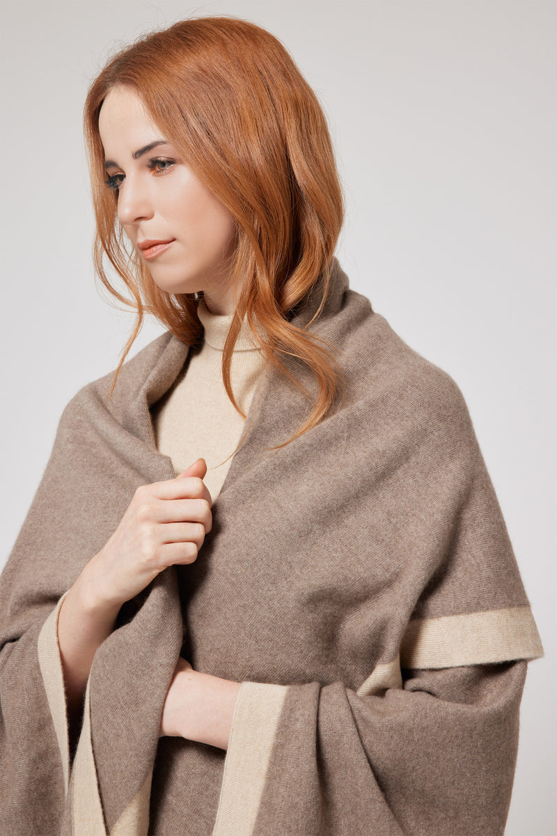 Premium Mongolian Cashmere Throw – Ultra-Soft, Lightweight & Breathable (195 x 100 cm) 100% Cashmere | Made in Mongolia