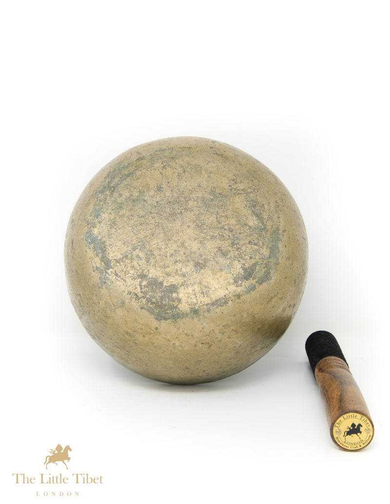 Antique Tibetan Singing Bowl-Healing Bowl-Himalayan Bowl for Meditation-ATQ33 - The Little Tibet