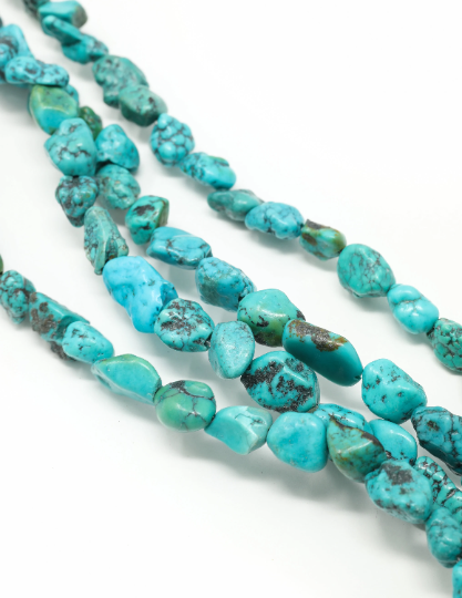 Tibetan Turquoise Rock Beads - T30