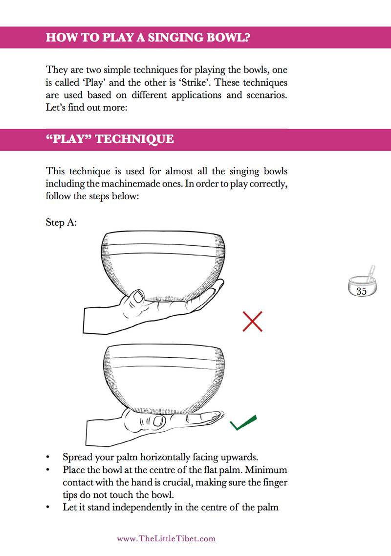 Heal and Soothe with the Tibetan Plain Healing Singing Bowl: Your Knee Therapy Companion - K71