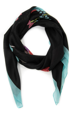 Victoria square silk scarf-SQ203. The Little Tibet