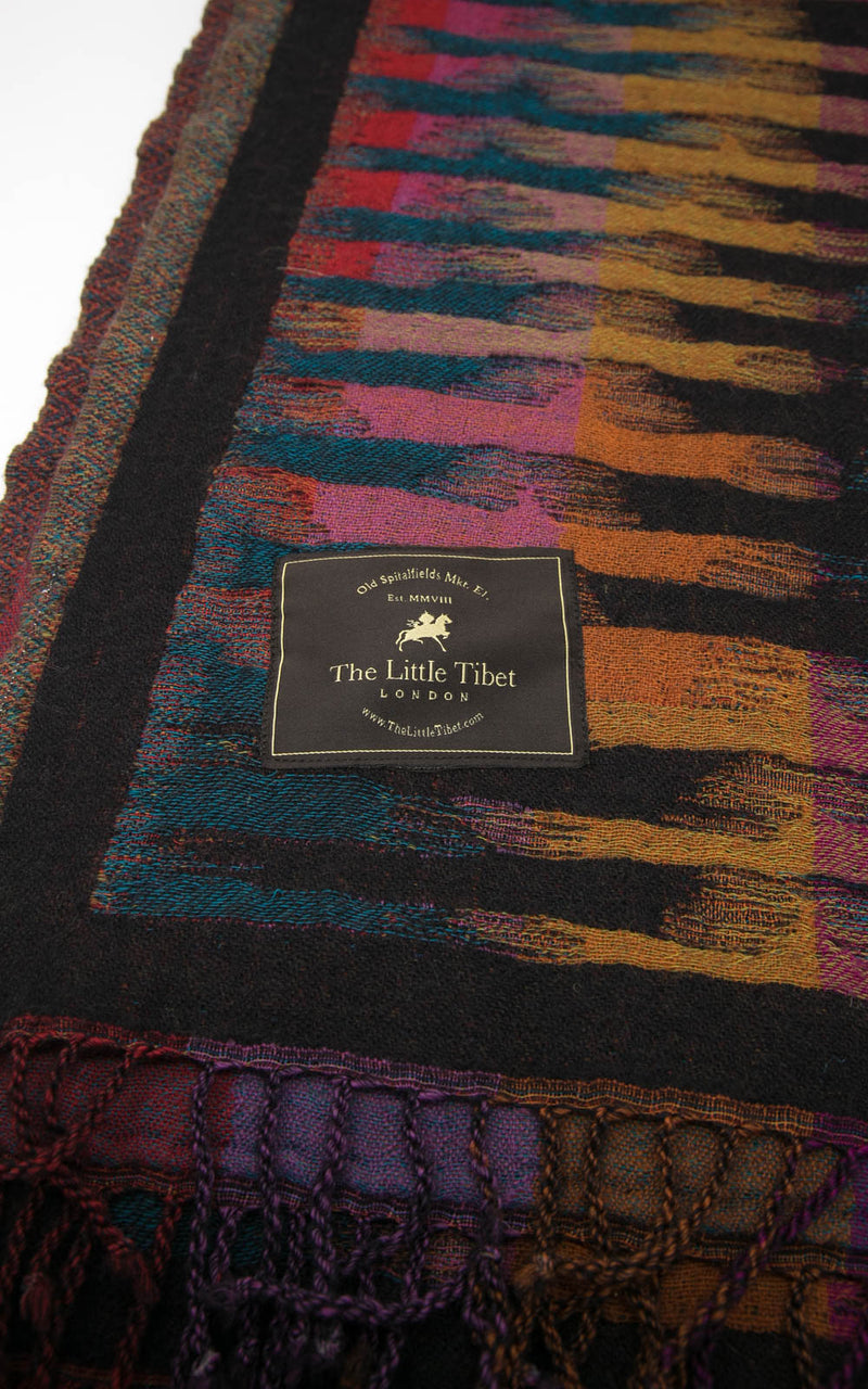 Horizon Boiled Wool Blanket-(BW114), The Little Tibet