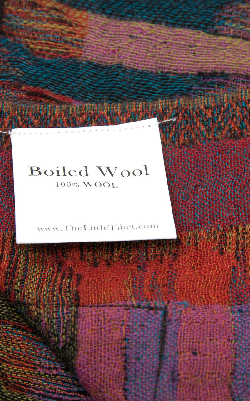 Horizon Boiled Wool Blanket-(BW114), The Little Tibet