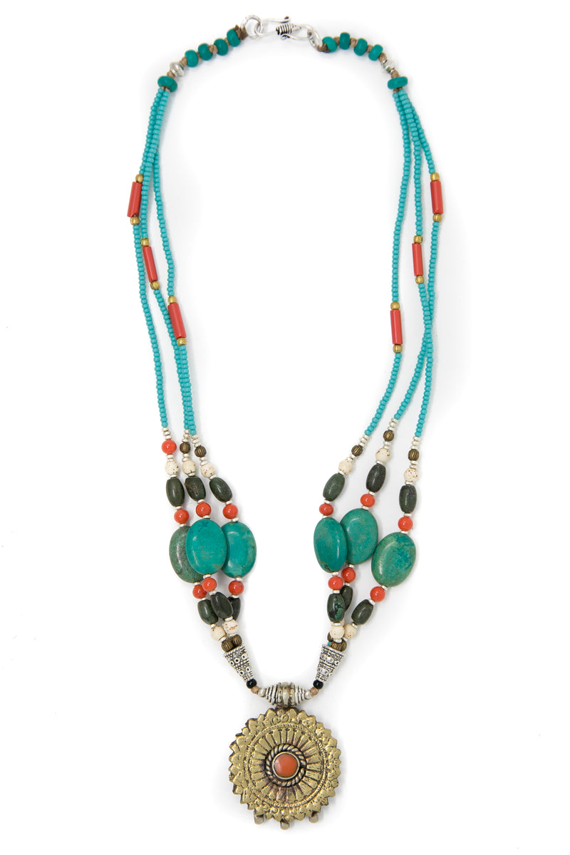 Victoria Beaded Necklace, The Little Tibet
