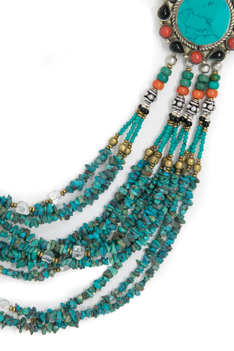 Henrietta Turquoise Necklace, The Little Tibet