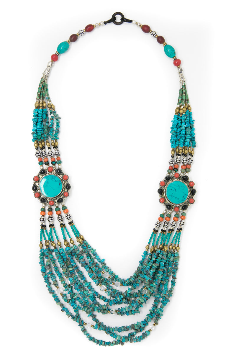 Henrietta Turquoise Necklace, The Little Tibet