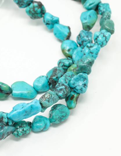 Tibetan Turquoise Rock Beads - T30