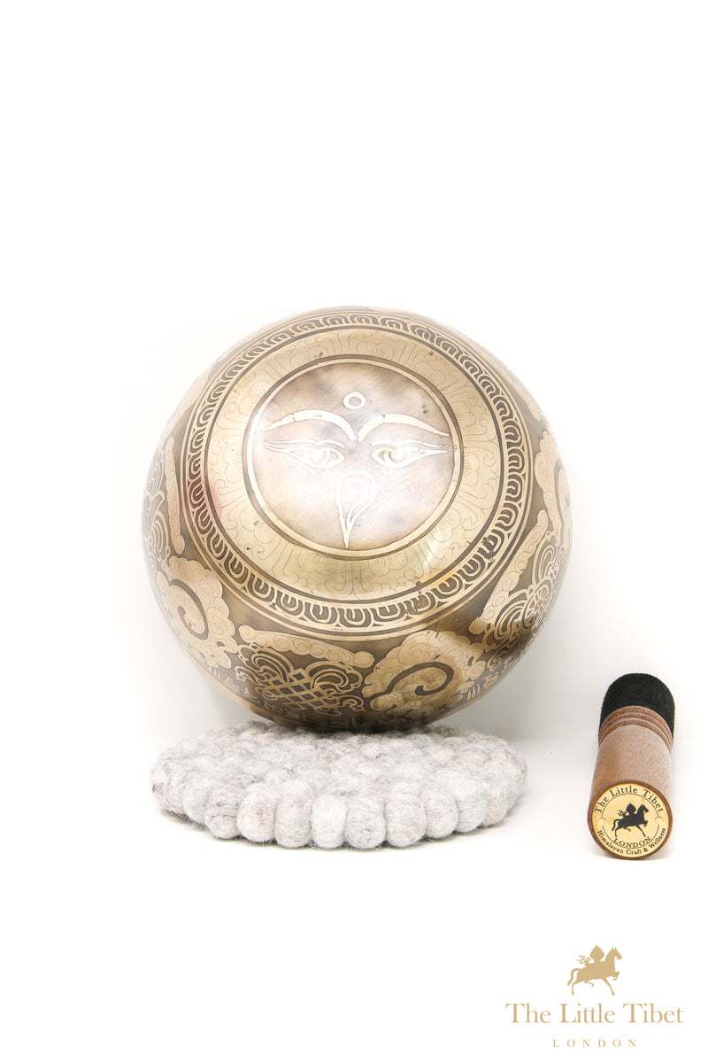 The Third Eye of Buddha Tibetan Singing Bowl - A228
