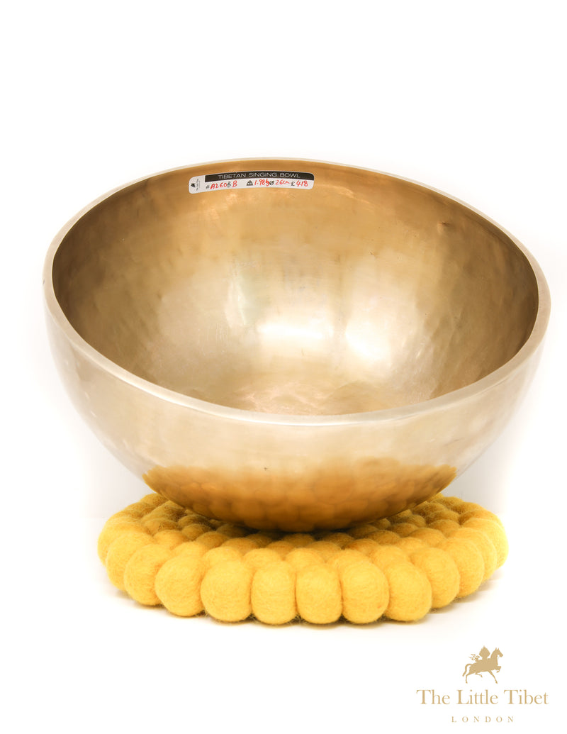 Plain Tibetan Singing Bowl for Meditation and Mindfulness - A260