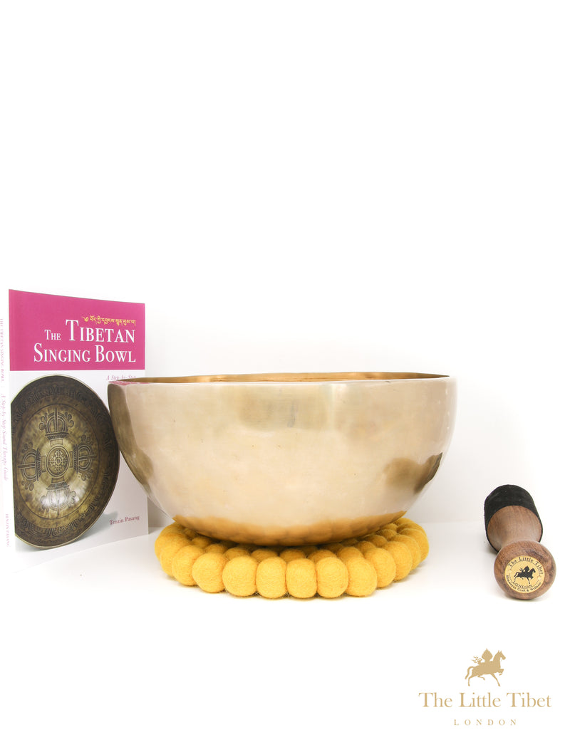 Plain Tibetan Singing Bowl for Meditation and Mindfulness - A260