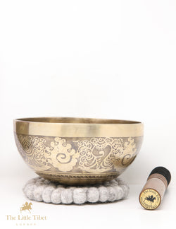 Sound Healing Om Tibetan Singing Bowl - AM35