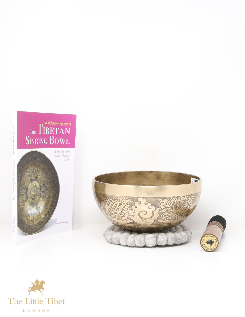 Sound Healing Om Tibetan Singing Bowl - AM35