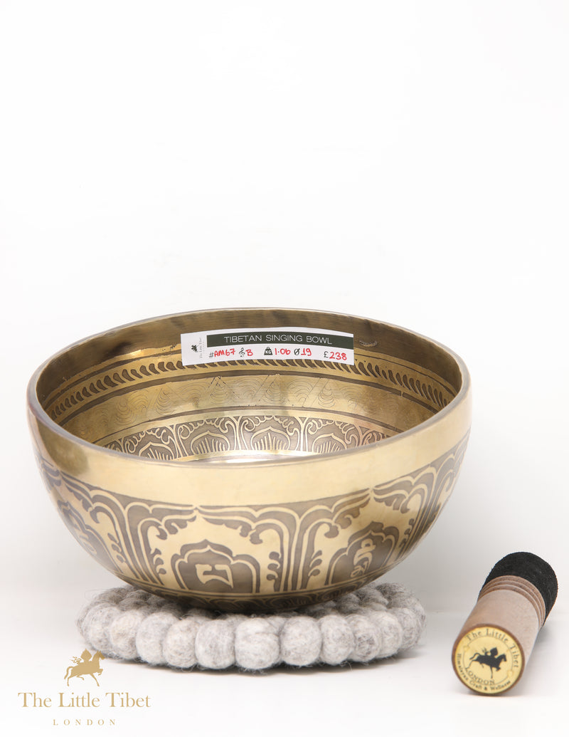 Unleash Inner Harmony: Experience Meditation and Healing with the Vajra Tibetan Singing Bowl - AM67