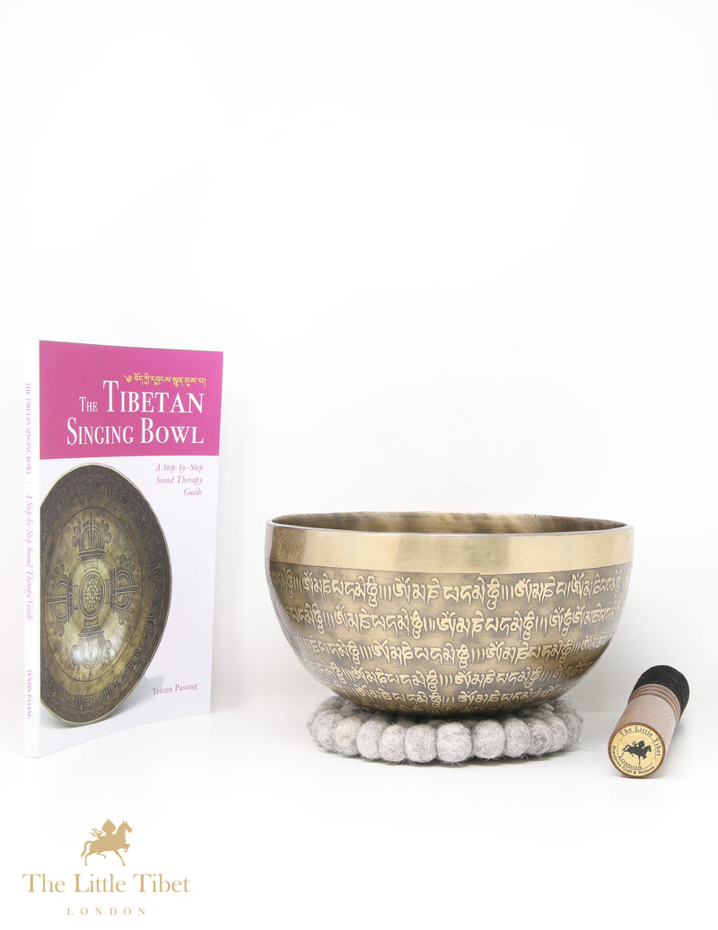Tibetan Singing Bowl Flower of Life for Meditation - AM71