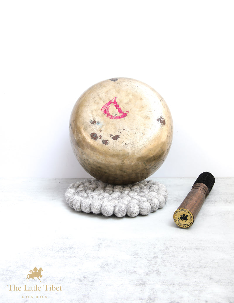 Antique Tibetan Singing Bowl for Meditation & Relaxation- ATQ56