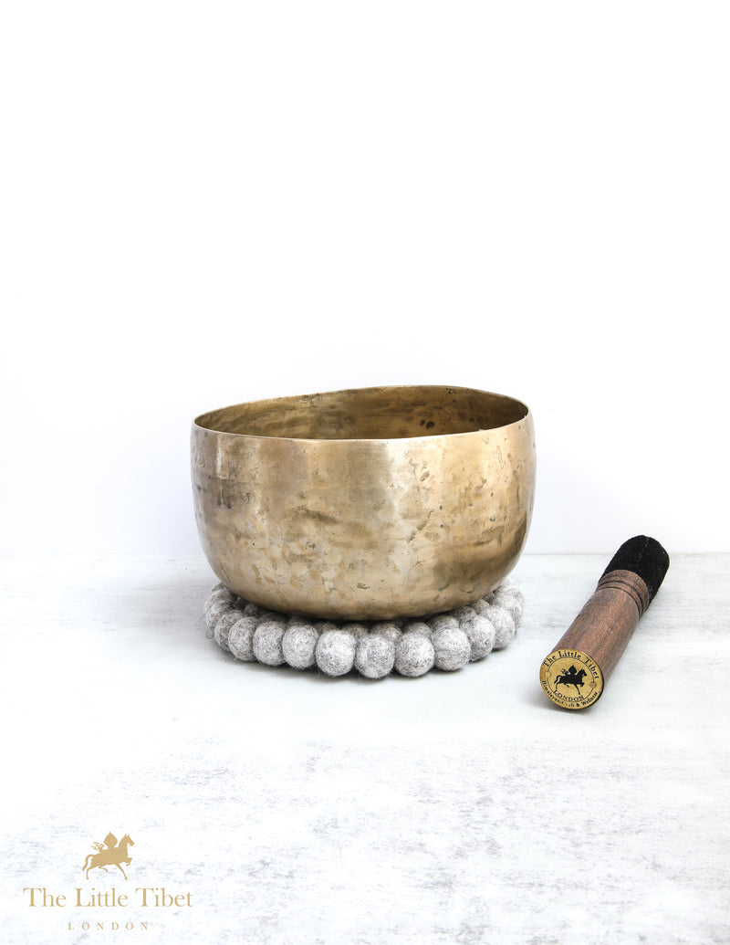 Antique Tibetan Singing Bowl for Meditation & Relaxation- ATQ56