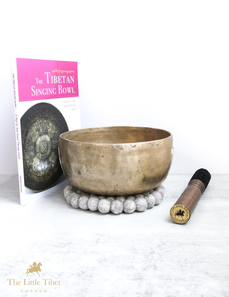 Plain Antique Tibetan Singing Bowl for Sound Healing - B15