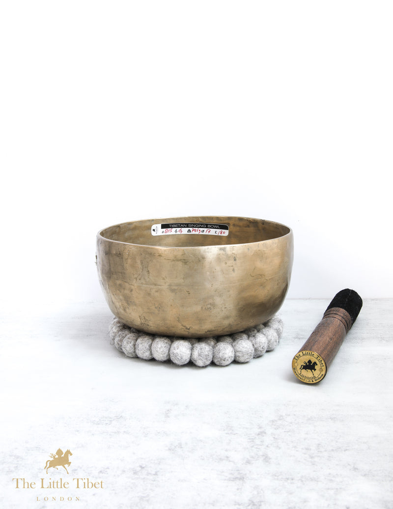 Plain Antique Tibetan Singing Bowl for Sound Healing - B15