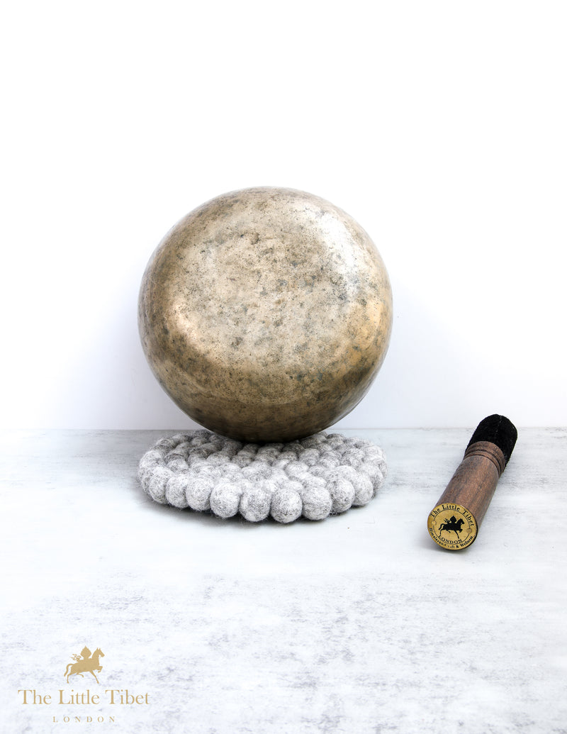 Antique Himalayan Singing Bowl for Relaxation - B33