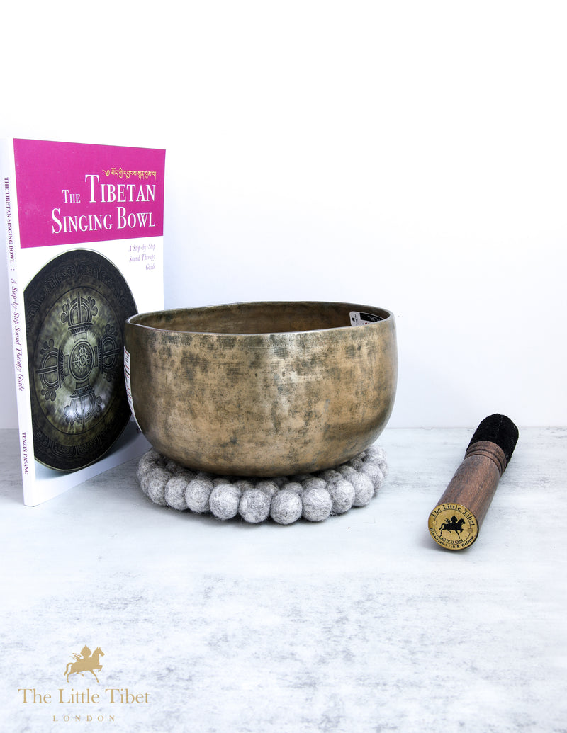 Antique Himalayan Singing Bowl for Relaxation - B33