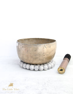 Hand-hammered Antique Tibetan Singing Bowl - B38