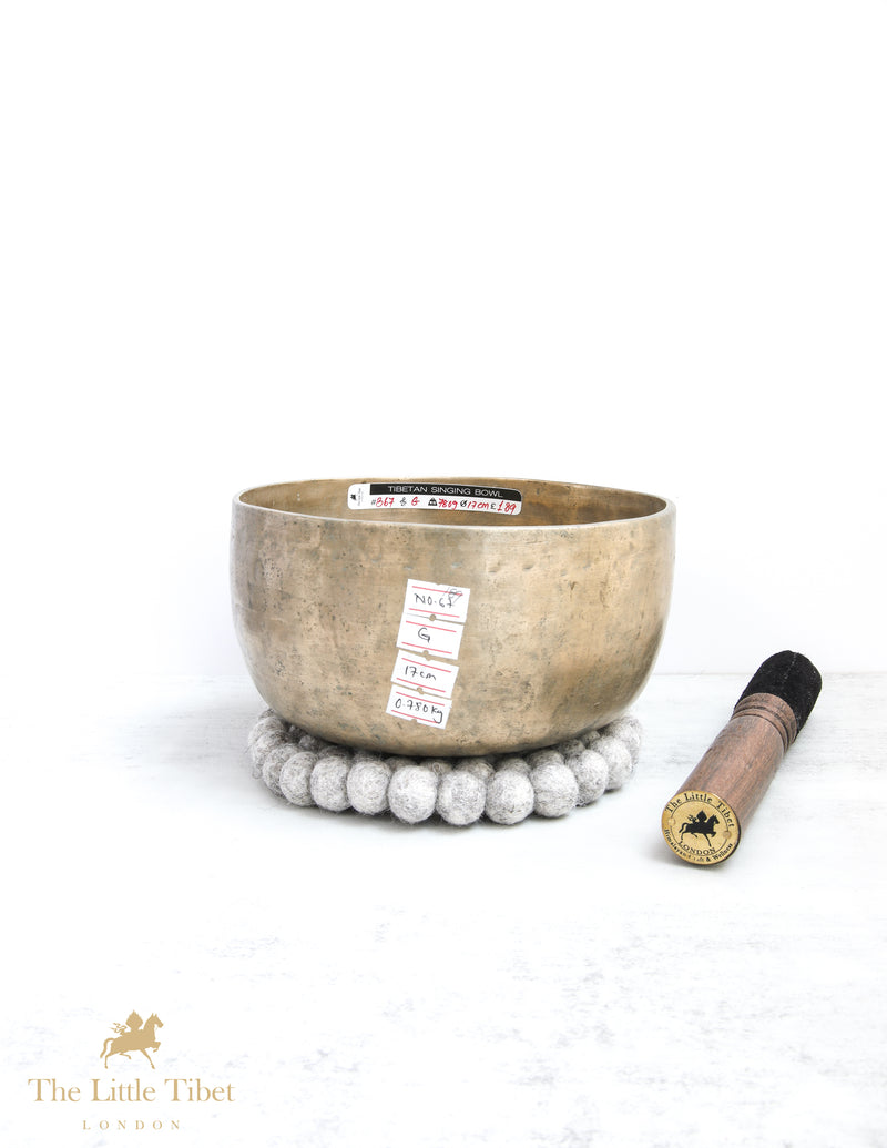 Antique Handmade Tibetan Singing Bowl - B67