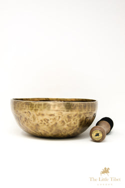 Full Moon Tibetan Singing Bowl – Sacral Chakra Healing Bowl with Deep C3 Note